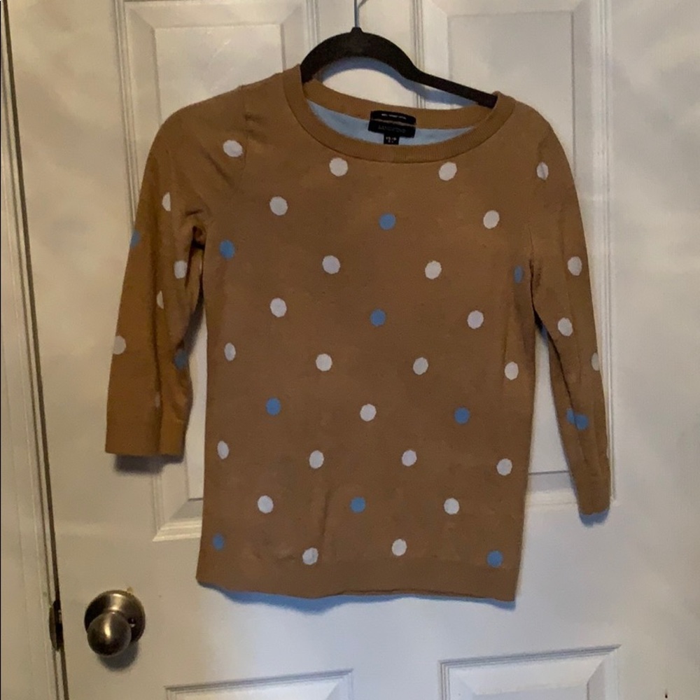 Polka dot 3/4 sweater